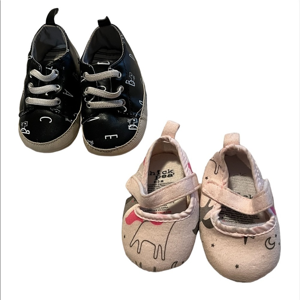 Bundle Pink Chick Pea/ Black Child Of Mine Shoes